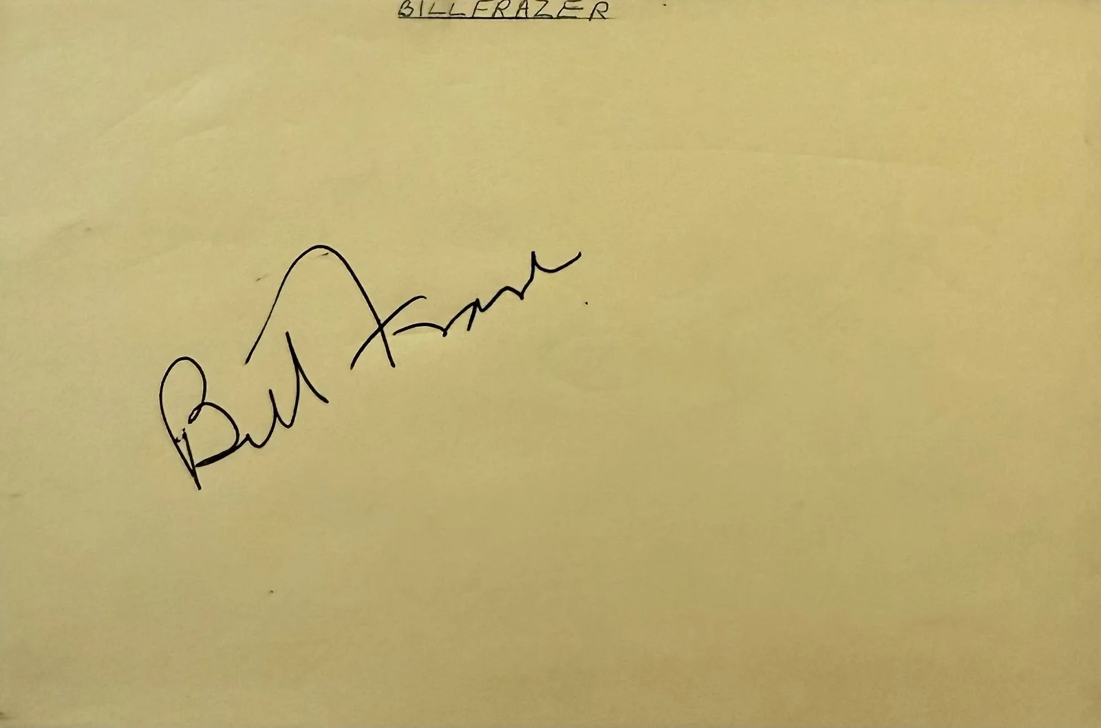 Bill Fraser — BILL FRASER Signed Autograph 4x6 ALBUM PAGE When We Are Married Helter Skelter, image 3