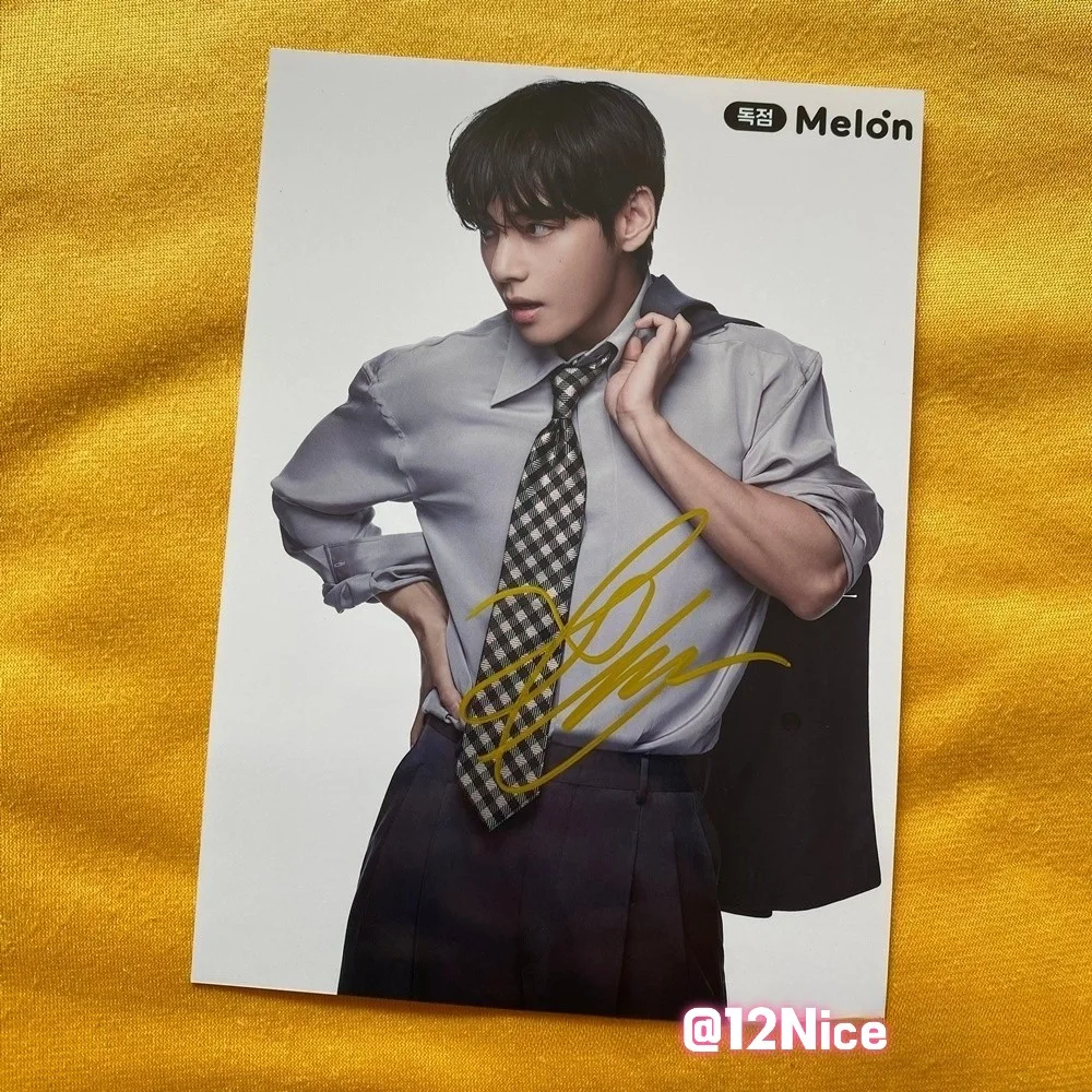 BTS ARIRANG JK JUNG KOOK V SUGA JIN JIMIN Autographed Signed 4*6 K-POP 2026B #Ni, изображение 4