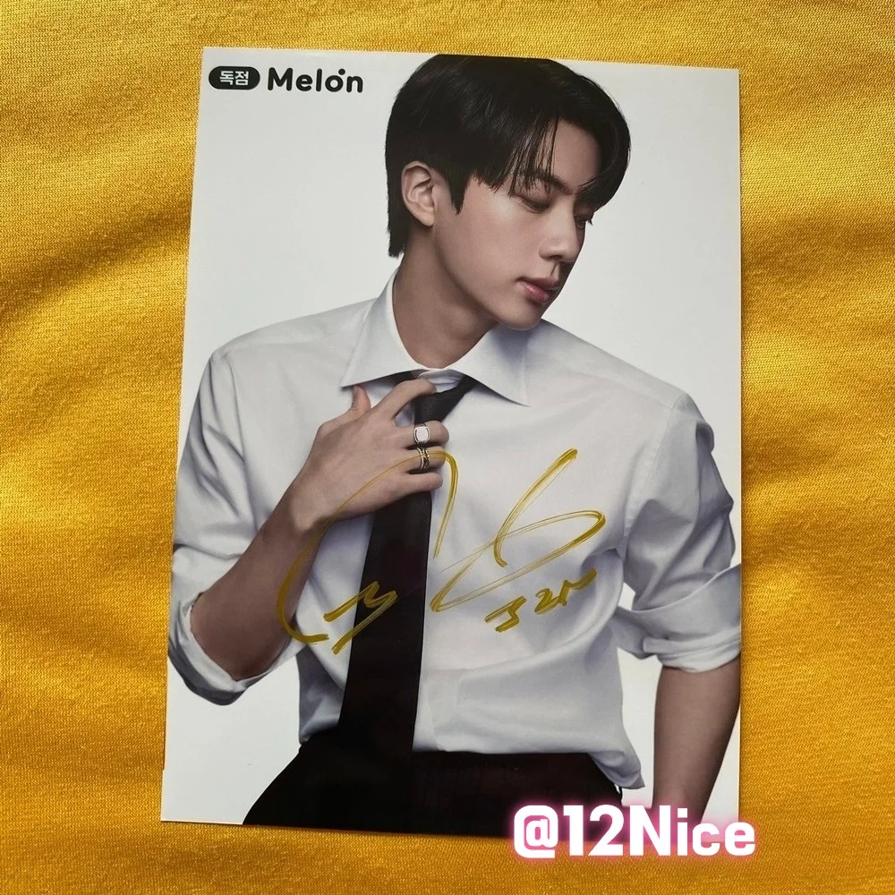 BTS ARIRANG JK JUNG KOOK V SUGA JIN JIMIN Autographed Signed 4*6 K-POP 2026B #Ni, изображение 5