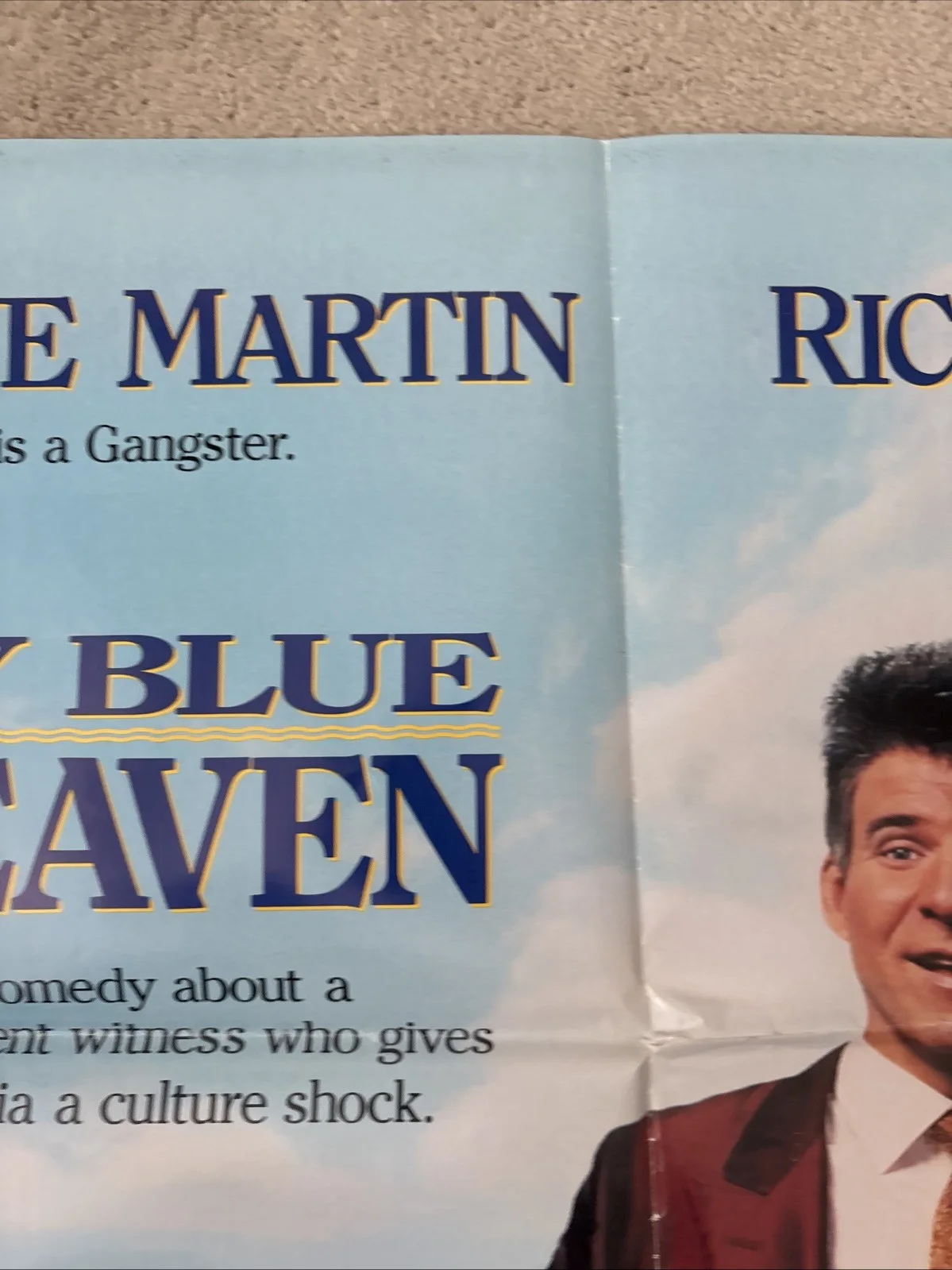 My Blue Heaven (1990) Original US One Sheet Movie Poster, image 3