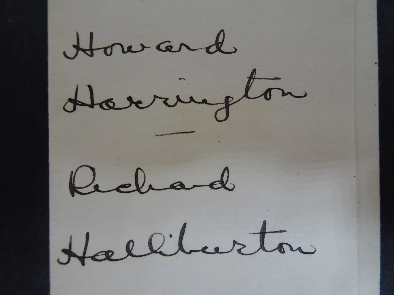 Richard Halliburton — Richard Halliburton American Adventurer Autograph to Howard Harrington 10/1927, изображение 3