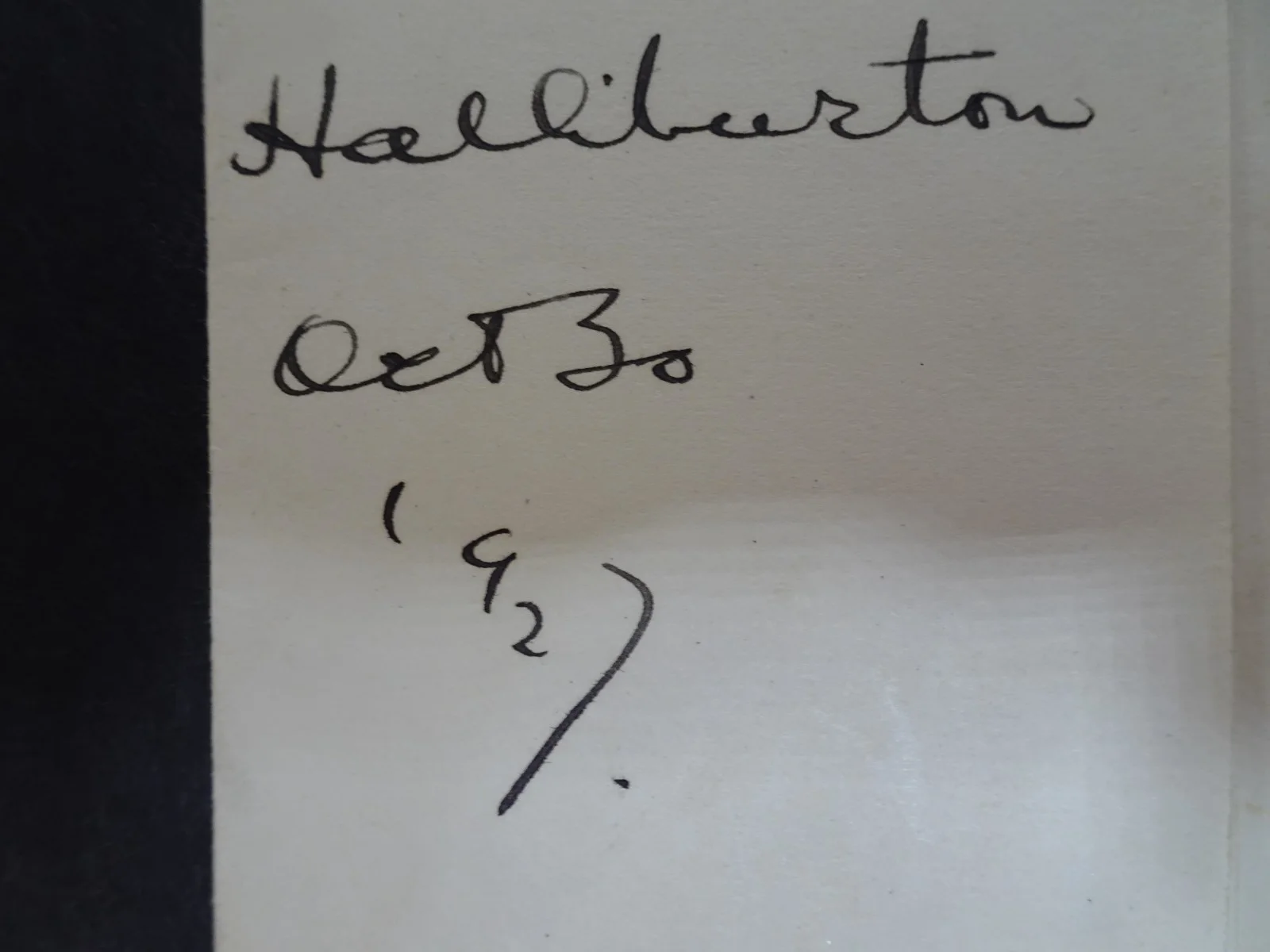 Richard Halliburton — Richard Halliburton American Adventurer Autograph to Howard Harrington 10/1927, изображение 4