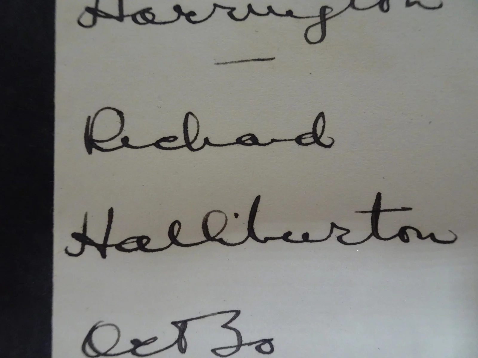 Richard Halliburton — Richard Halliburton American Adventurer Autograph to Howard Harrington 10/1927, изображение 5