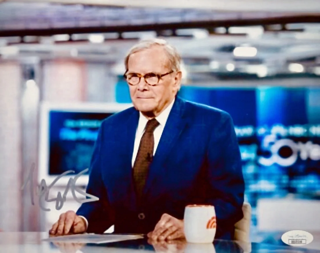 Tom Brokaw — Tom Brokaw Autographed 8x10 JSA COA Longtime NBC News & Today Anchor!