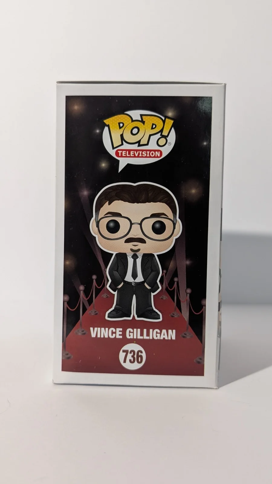 Vince Gilligan — Vince Gilligan Autographed Breaking Bad Signed Funko POP! #736 Pluribus w/COA, image 5