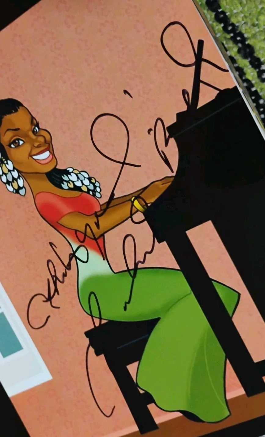 PATRICE RUSHEN SINGER ICONIC SONGWRITER SIGNED AUTOGRAPHED CUSTOM ART 8X10 PHOTO, изображение 2