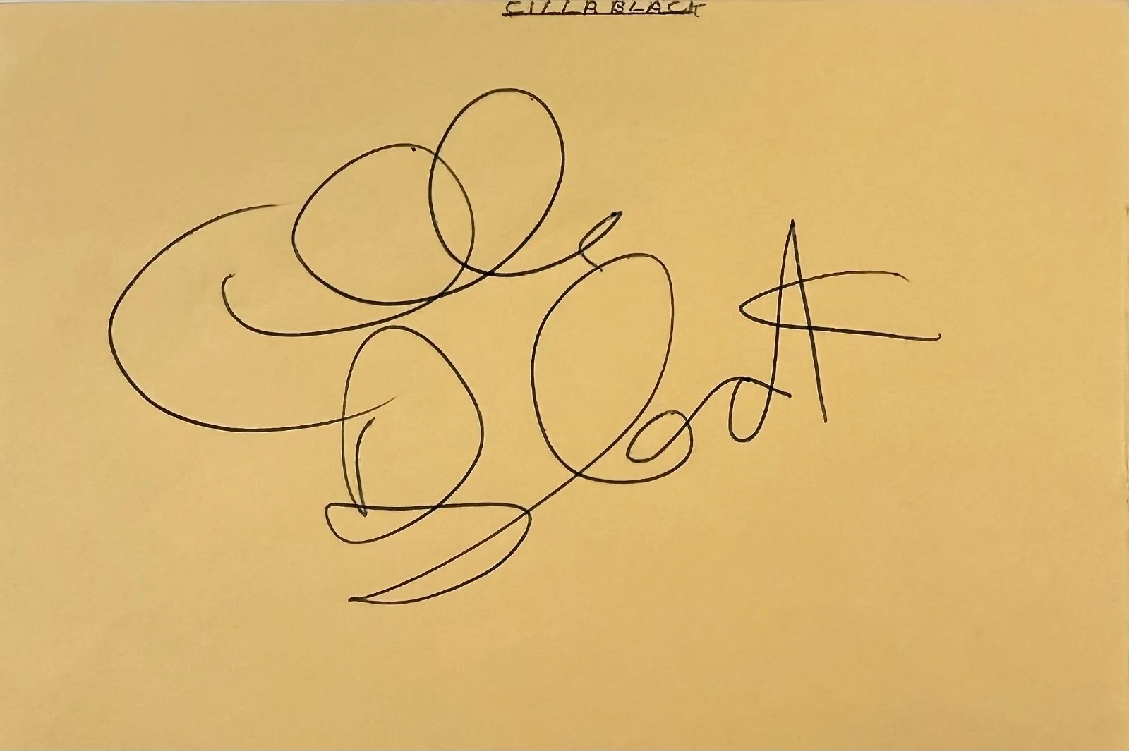 Beryl Cooke, Don Charles, Cilla Black — BERYL COOKE CILLA BLACK & DON CHARLES Autographed Signed 4"x 6" ALBUM PAGES (3), изображение 2