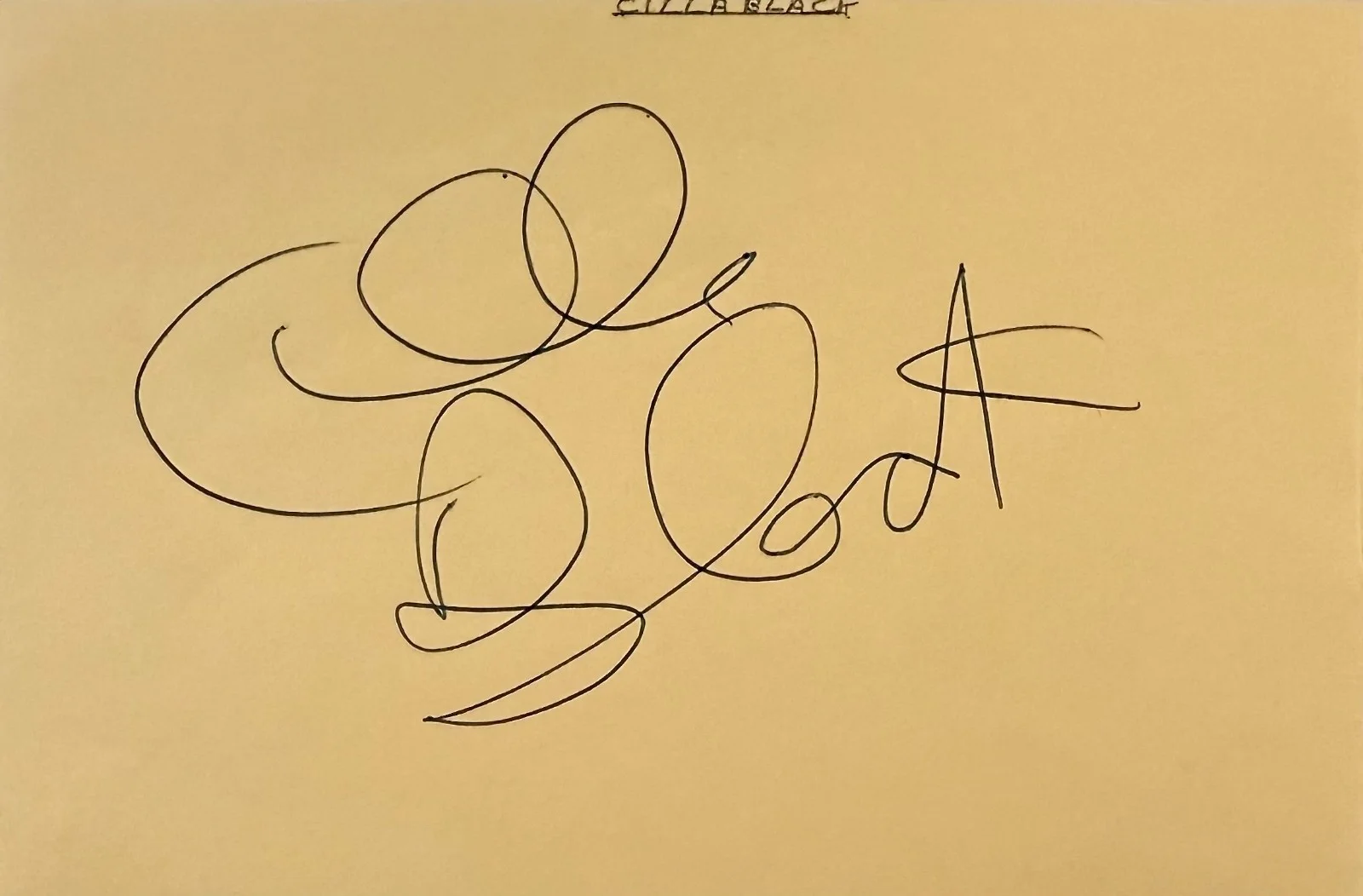 Beryl Cooke, Don Charles, Cilla Black — BERYL COOKE CILLA BLACK & DON CHARLES Autographed Signed 4"x 6" ALBUM PAGES (3), изображение 4