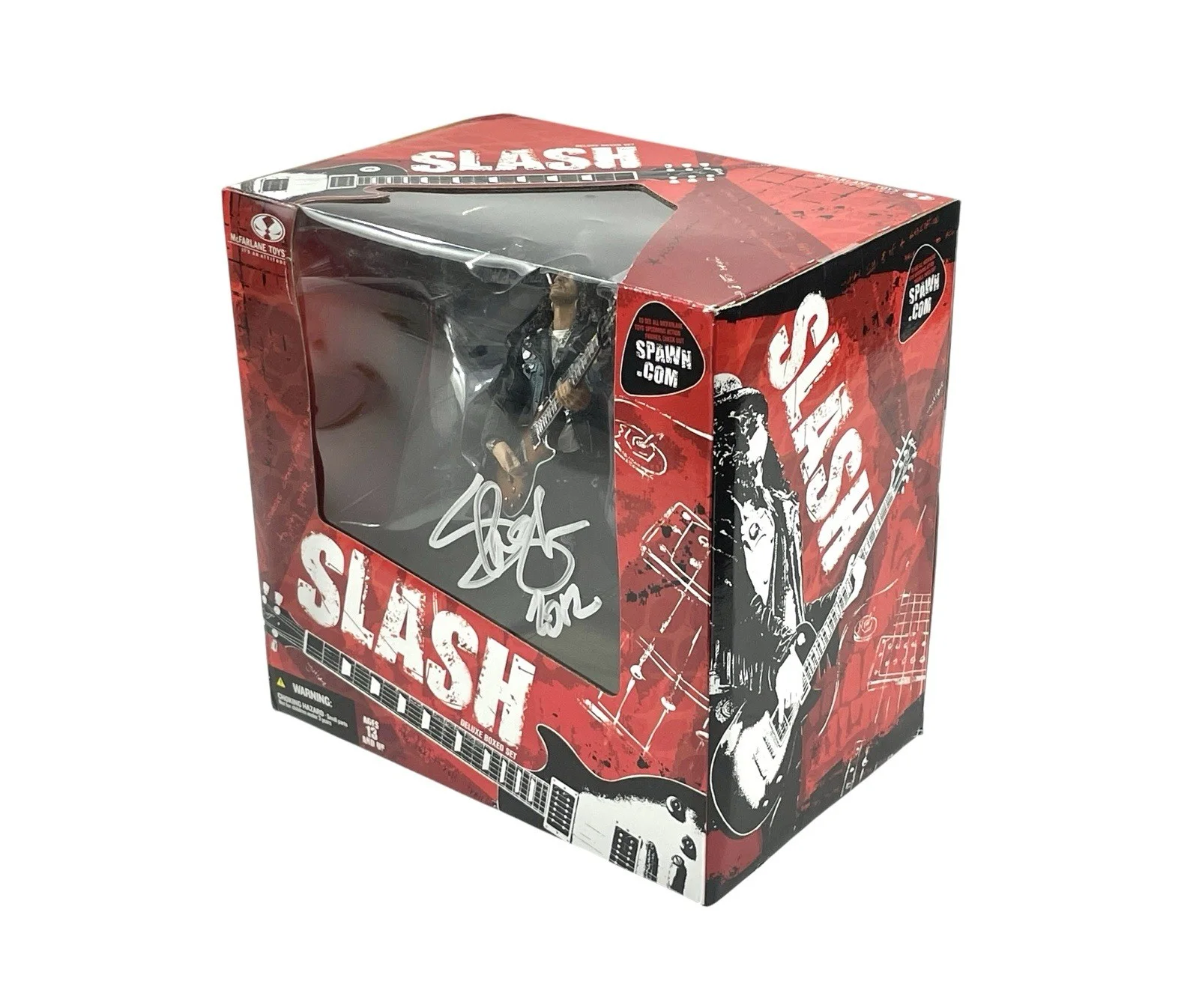 Slash Signed McFarlane Deluxe Action Figure Box Set Guns N’ Roses Autographed, image 3