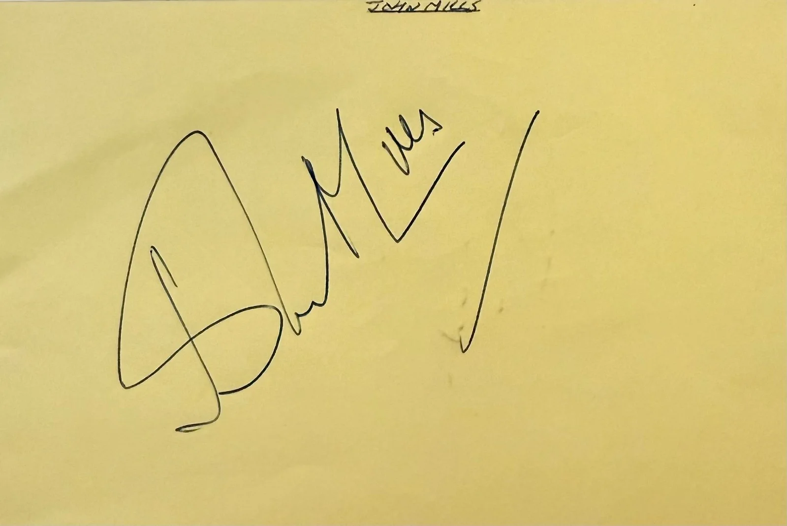John Mills — JOHN MILLS Autograph Signed 4"x 6" ALBUM PAGE Ryan's Daughter Great Expectations, изображение 3