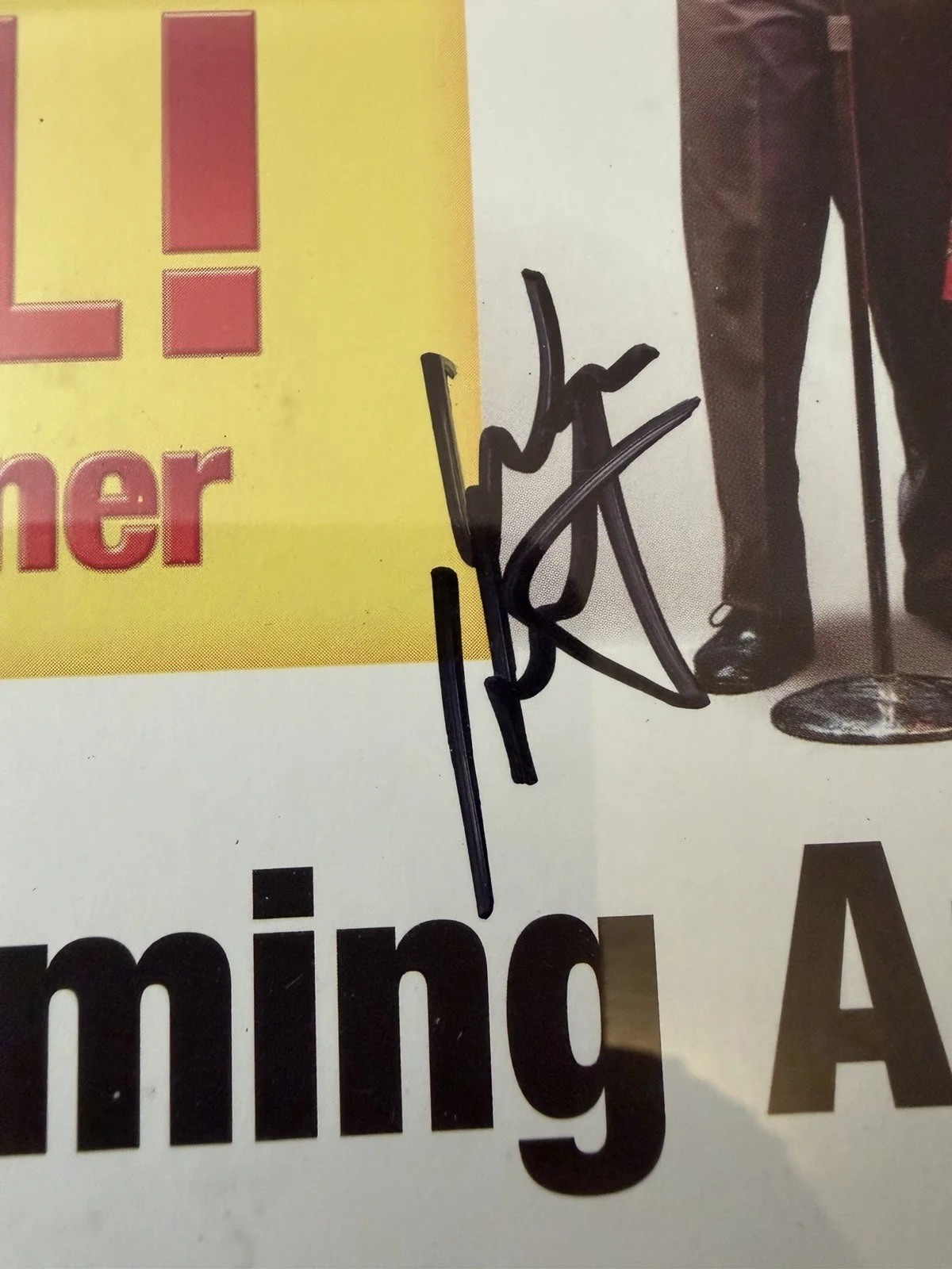 Jersey Boys Signed Original Theater Poster Framed Autograph Not Authenticated, image 4