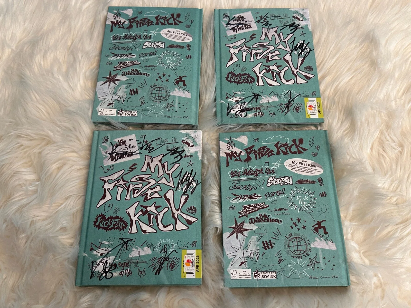 KickFlip - ALL MEMBER Autograph(Signed) PROMO ALBUM KPOP, изображение 5