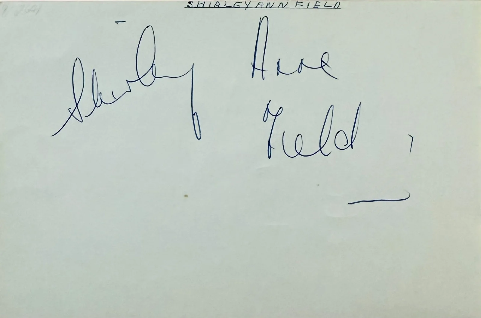 Sally Anne Field — SALLY ANNE FIELD Signed Autographed 4"x 6" ALBUM PAGE The Damned Wild for Kicks, изображение 3