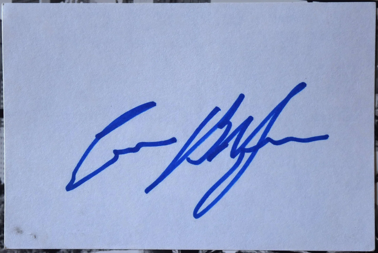 Luc Besson Hand Signed Card, image 2