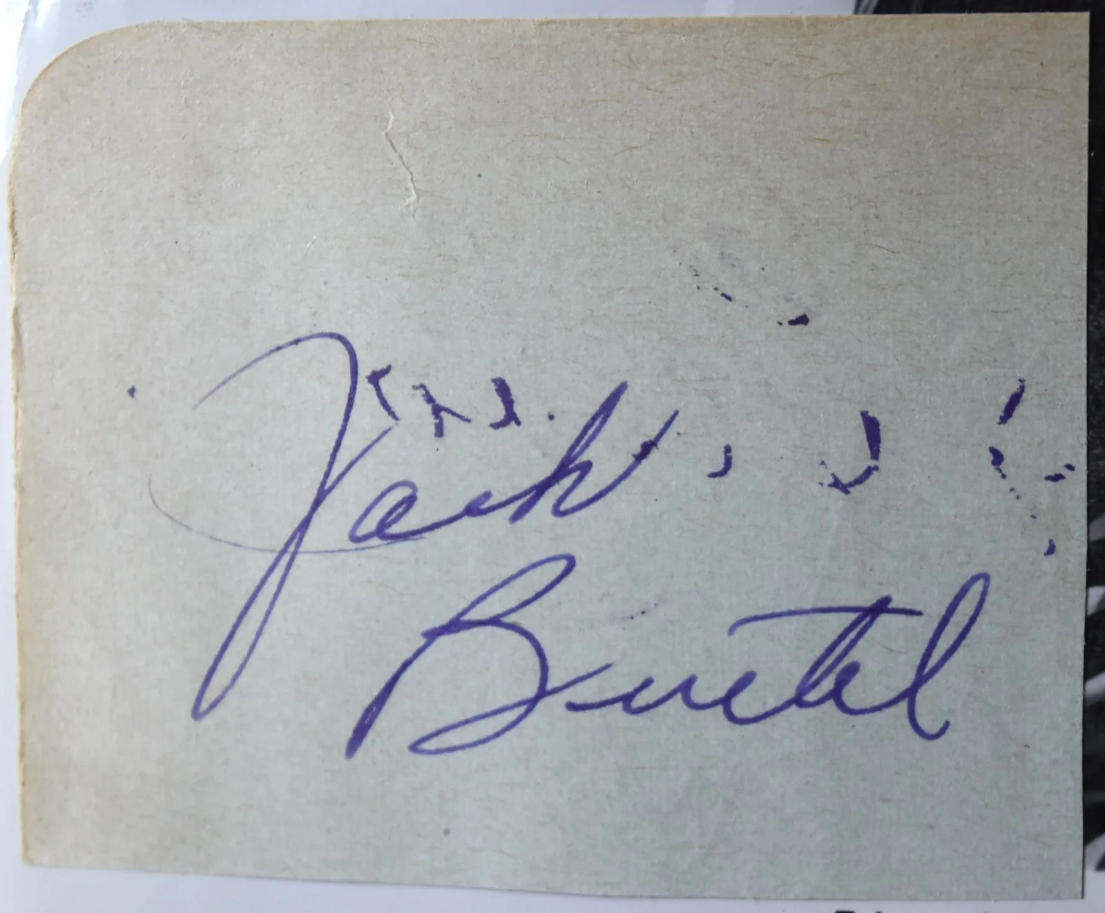 Jack Buetel Hand Signed Paper, image 2