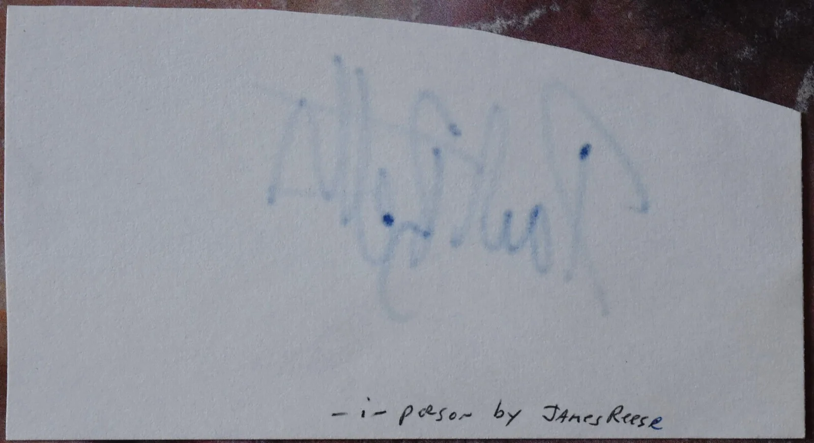 Paul Bettany Hand Signed Card, image 3