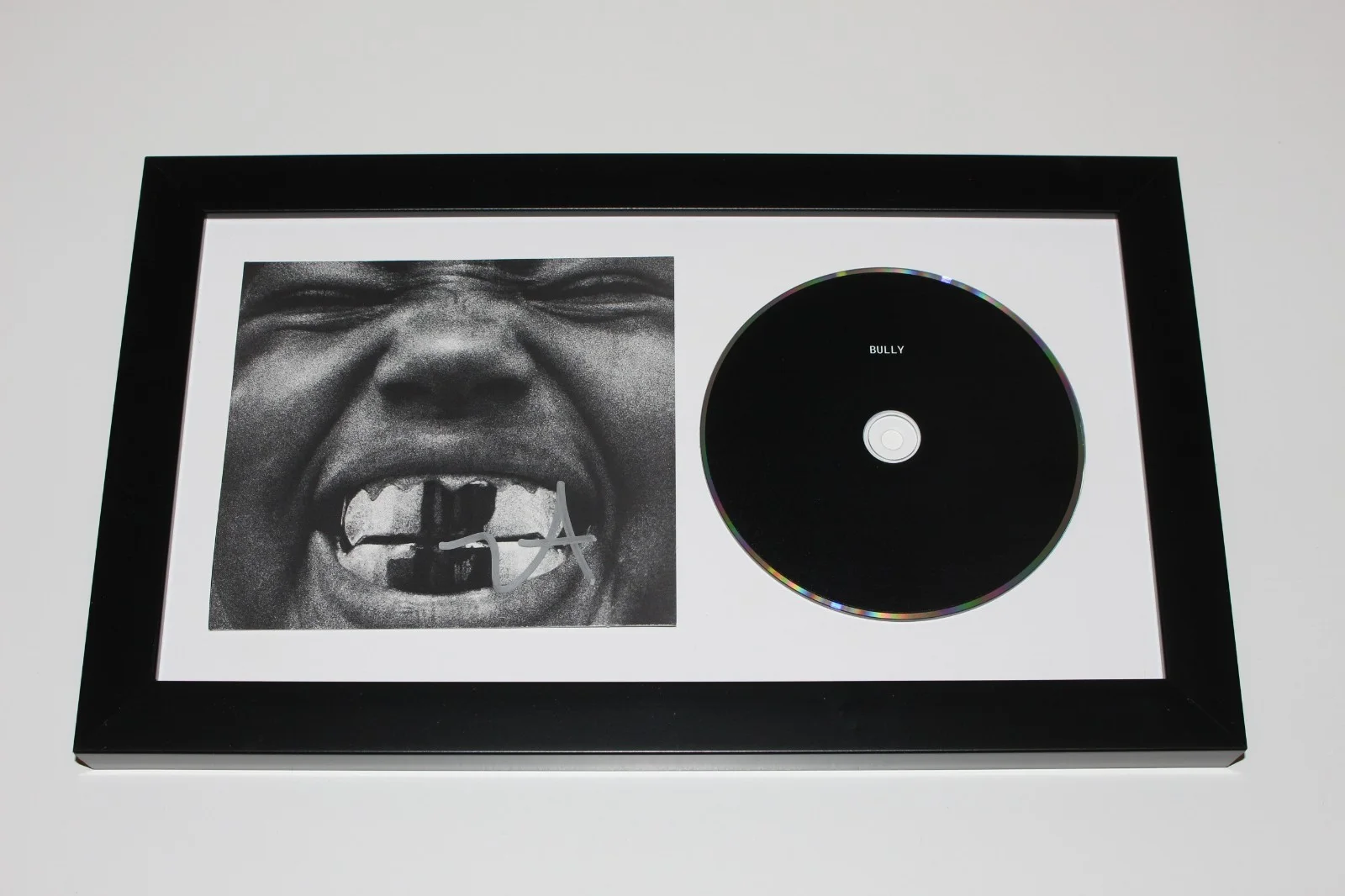 KANYE WEST SIGNED FRAMED 'BULLY' CD COVER ALBUM COA YE ARTIST PRESALE RAP ICON, image 2