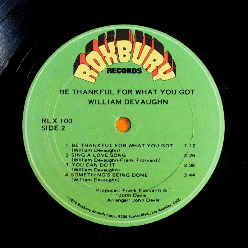 William DeVaughn - Be Thankful For What You Got [LP], image 5