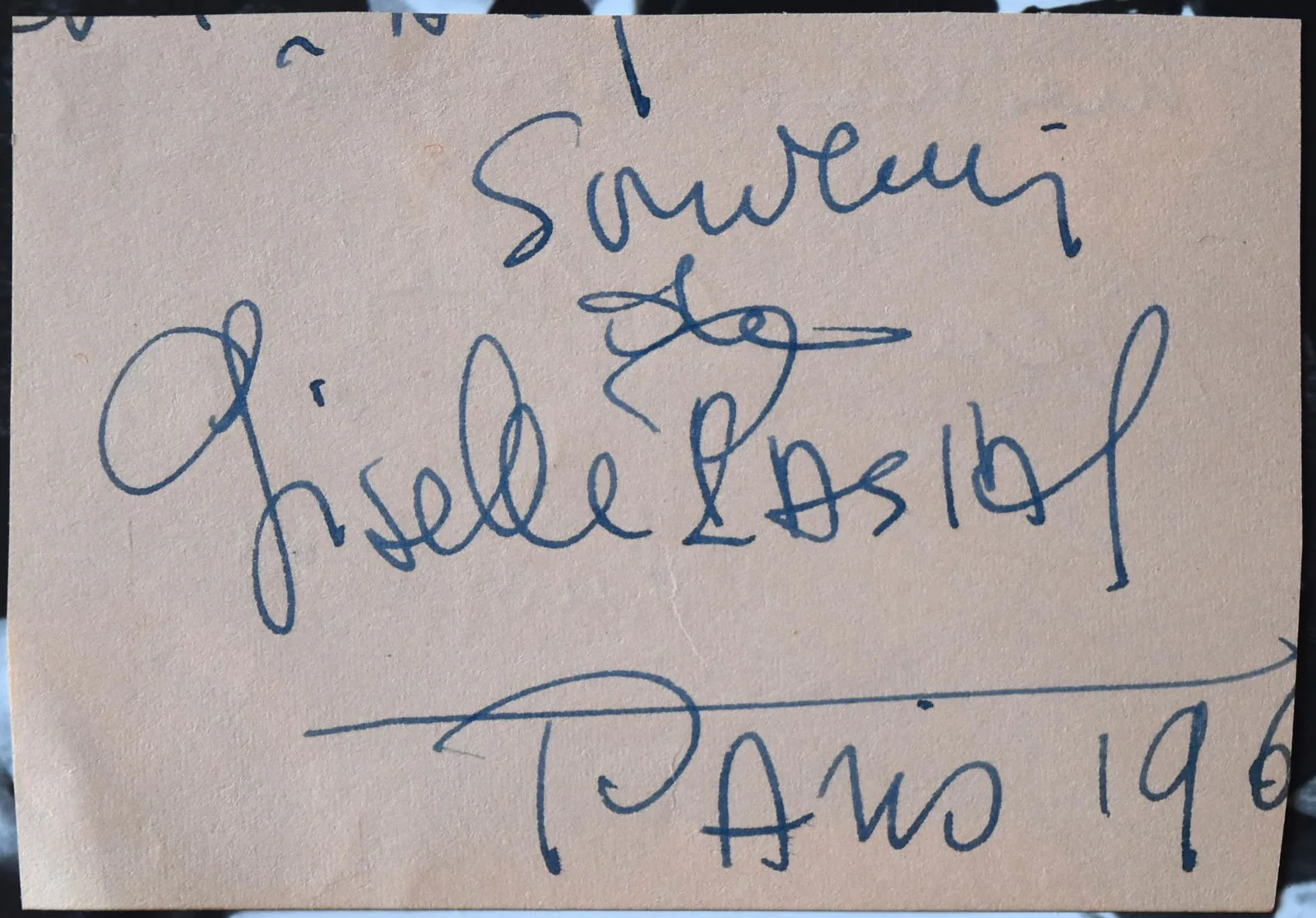Bernard Blier Hand Signed Card, image 3