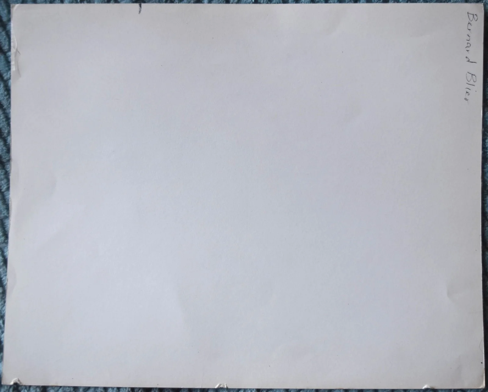 Bernard Blier Hand Signed Card, image 5