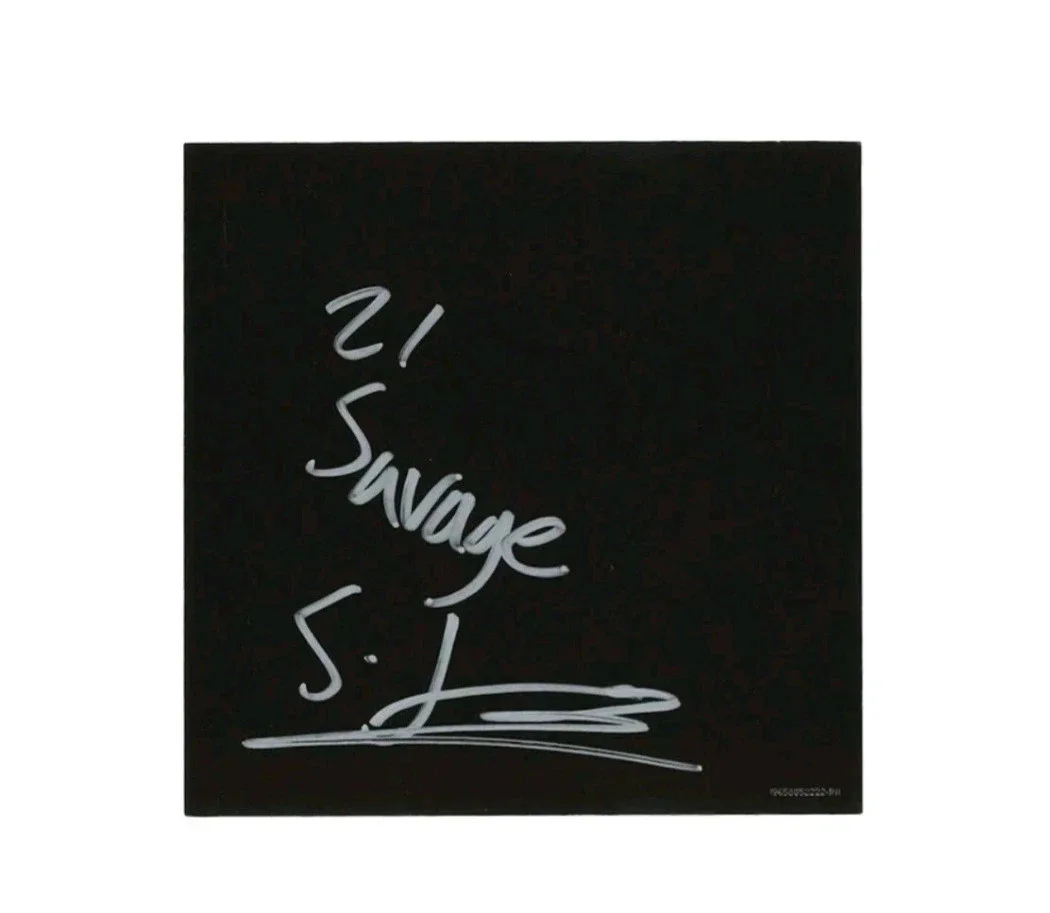 IN HAND - SIGNED INSERT 21 SAVAGE AMERICAN DREAM ALT. COVER EXCLUSIVE CD, изображение 2