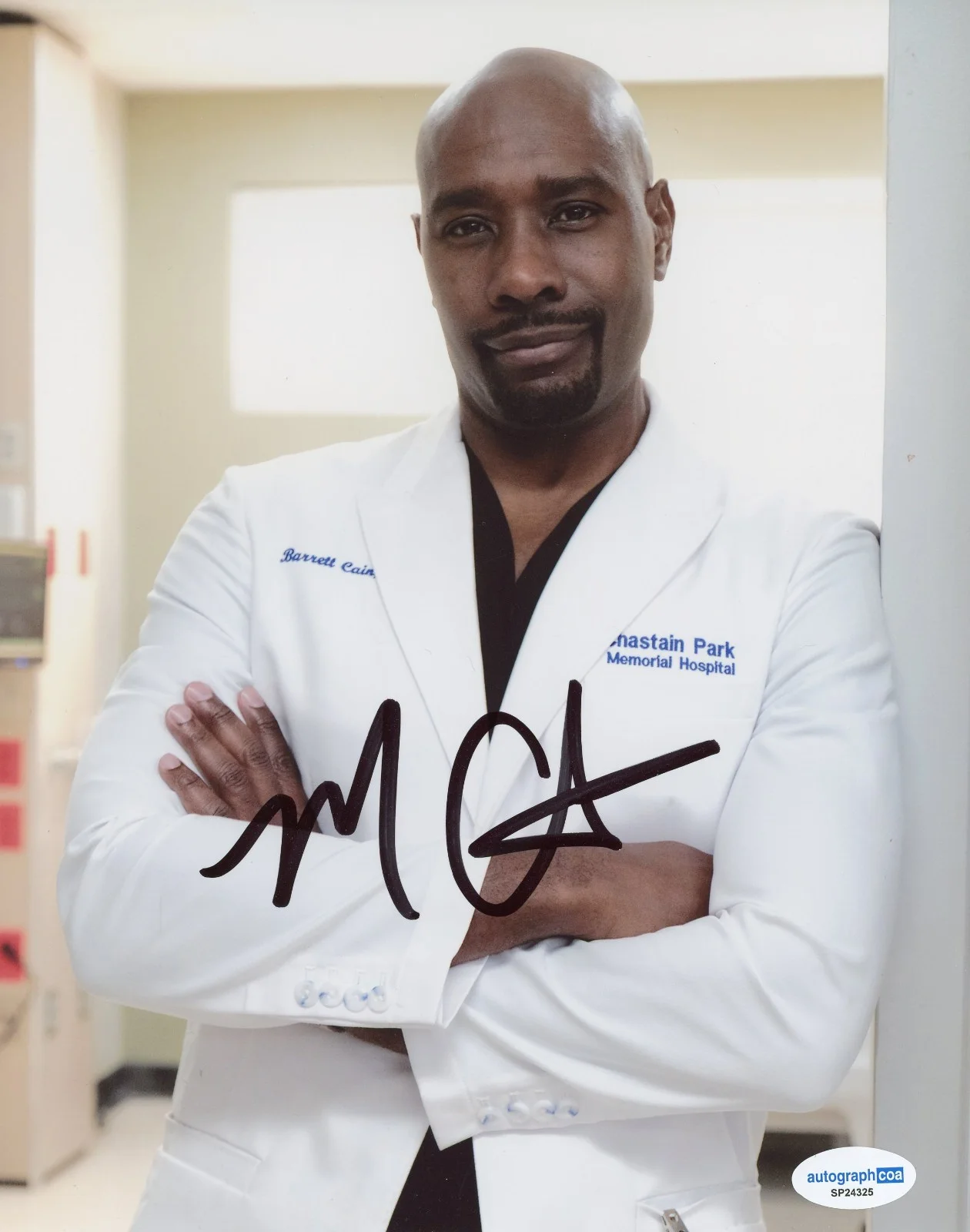 Morris Chestnut — Morris Chestnut Signed Autographed THE RESIDENT 8x10 Photo ACOA A Watson, изображение 2