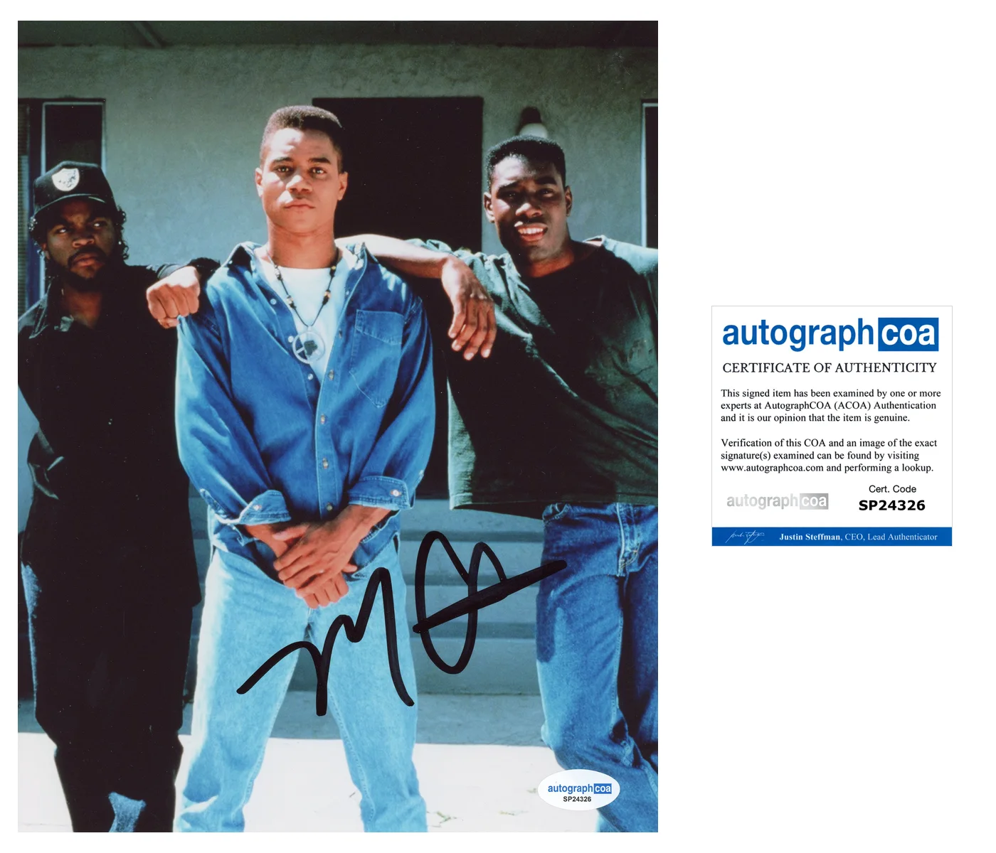Morris Chestnut — Morris Chestnut Signed Autographed BOYZ N THE HOOD 8x10 Photo ACOA A Watson