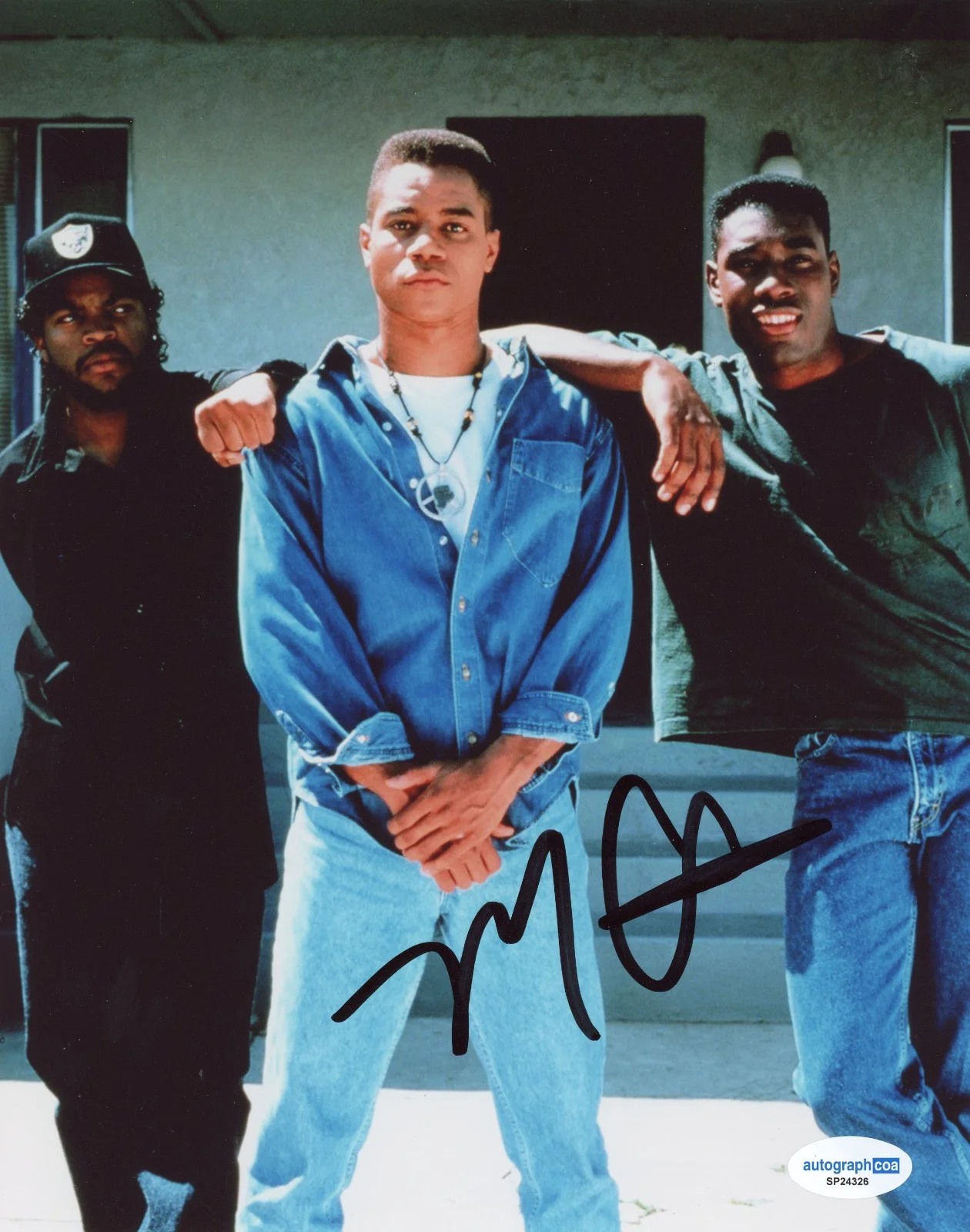 Morris Chestnut — Morris Chestnut Signed Autographed BOYZ N THE HOOD 8x10 Photo ACOA A Watson, image 2