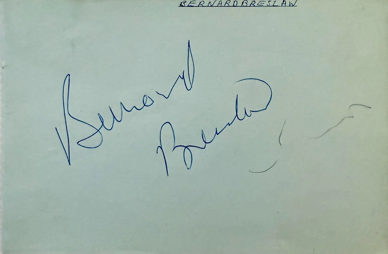 Bernard Bresslaw — BERNARD BRESSLAW Signed Autographed 4x6 ALBUM PAGE Carry On Blood of the Vampire, изображение 3