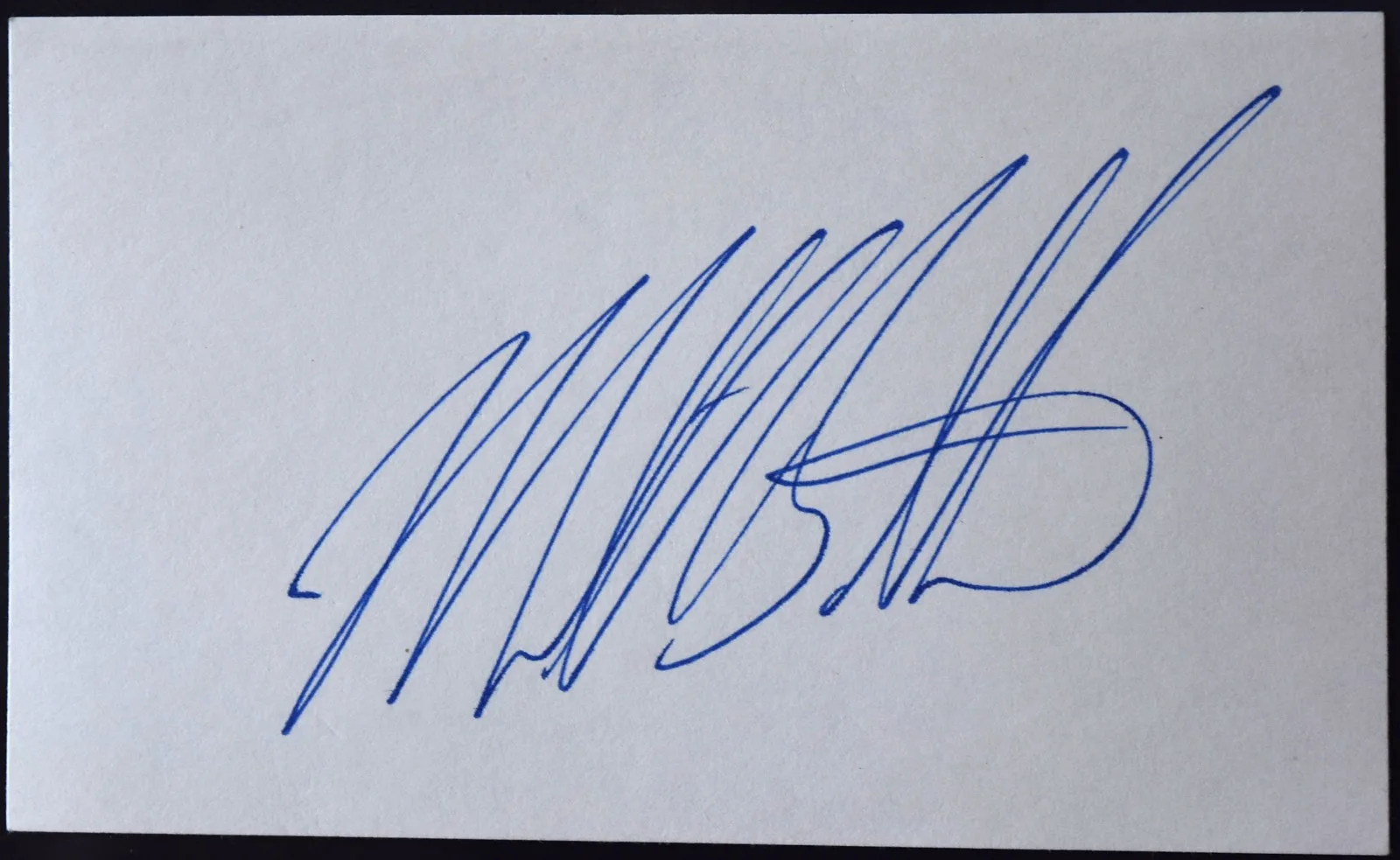 Michael Bolton Hand Signed Card, image 2