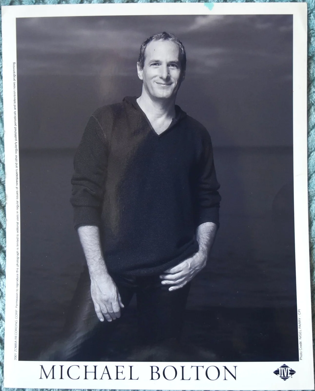 Michael Bolton Hand Signed Card, image 4