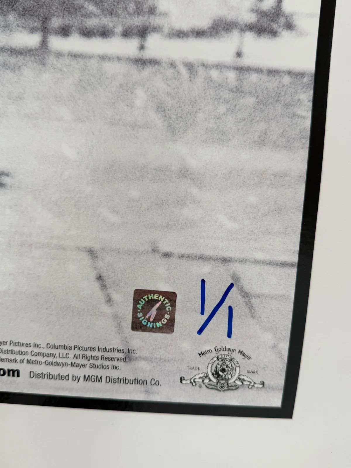 Sylvester Stallone — Sylvester Stallone ROCKY BALBOA Autographed KEEP MOVING FORWARD Poster ASI Proof, image 5