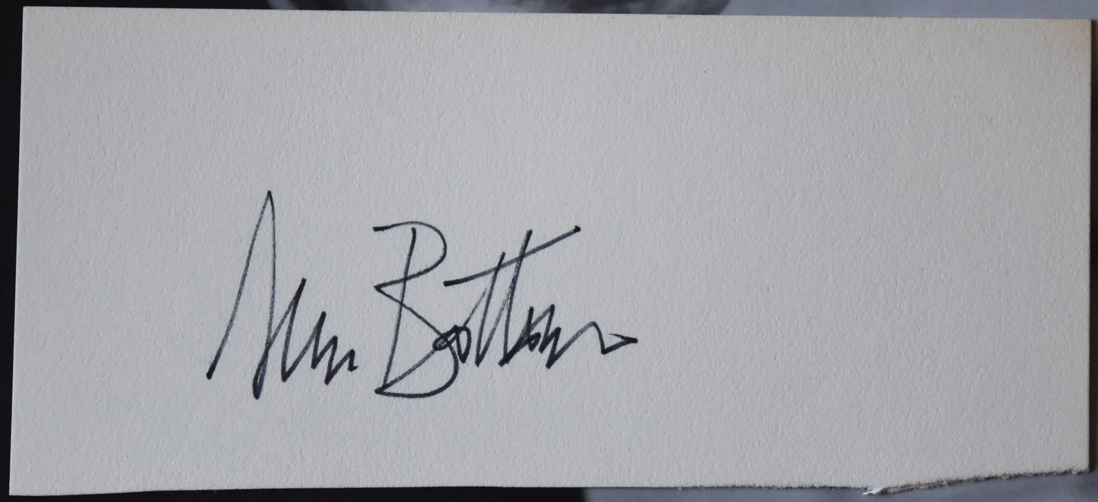Sam Bottoms Hand Signed Card, image 2