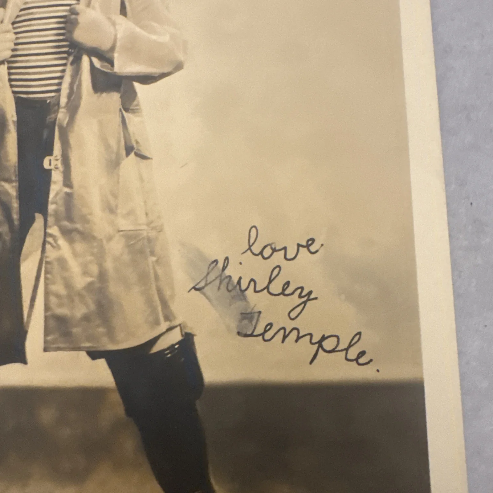 Shirley Temple EARLY Child Star Inscribed Autographed Photo To Barbara RARE, изображение 2