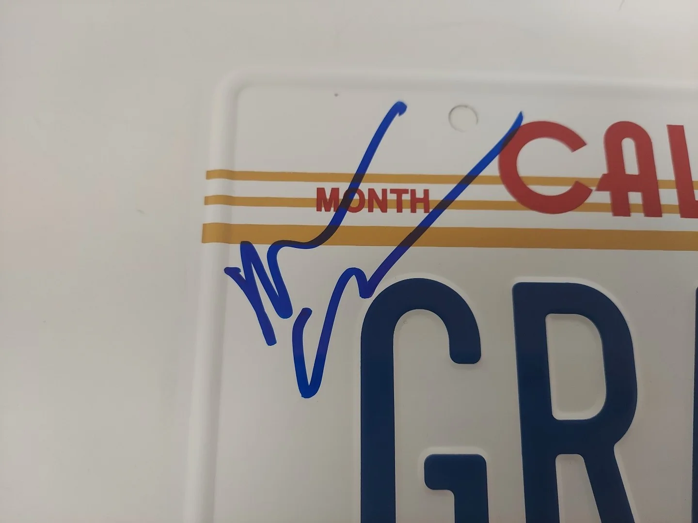 Heather Graham — Heather Graham autographed signed Grandpa license plate License to Drive Beckett, image 2