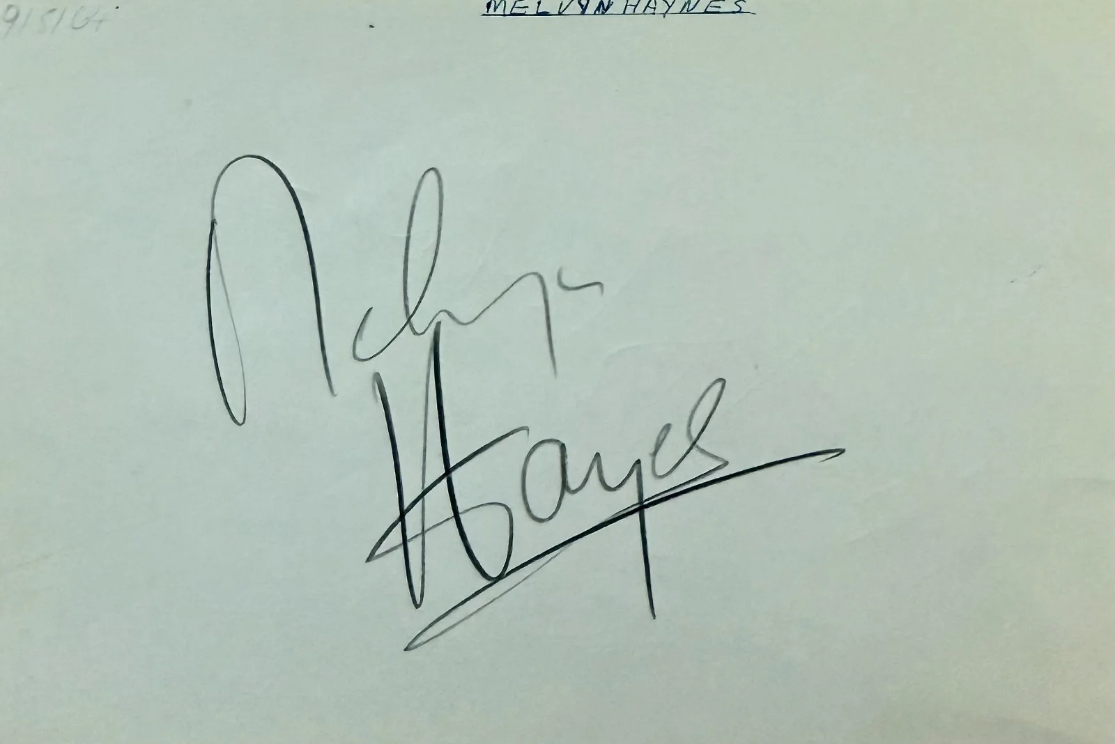 Honor Blackman, Melvyn Hayes — HONOR BLACKMAN & MELVYN HAYES Signed Autographed 4" x 6" ALBUM PAGE Goldfinger, изображение 4