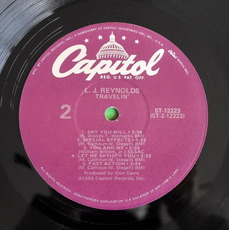 L.J. Reynolds - Travelin' (LP), image 2