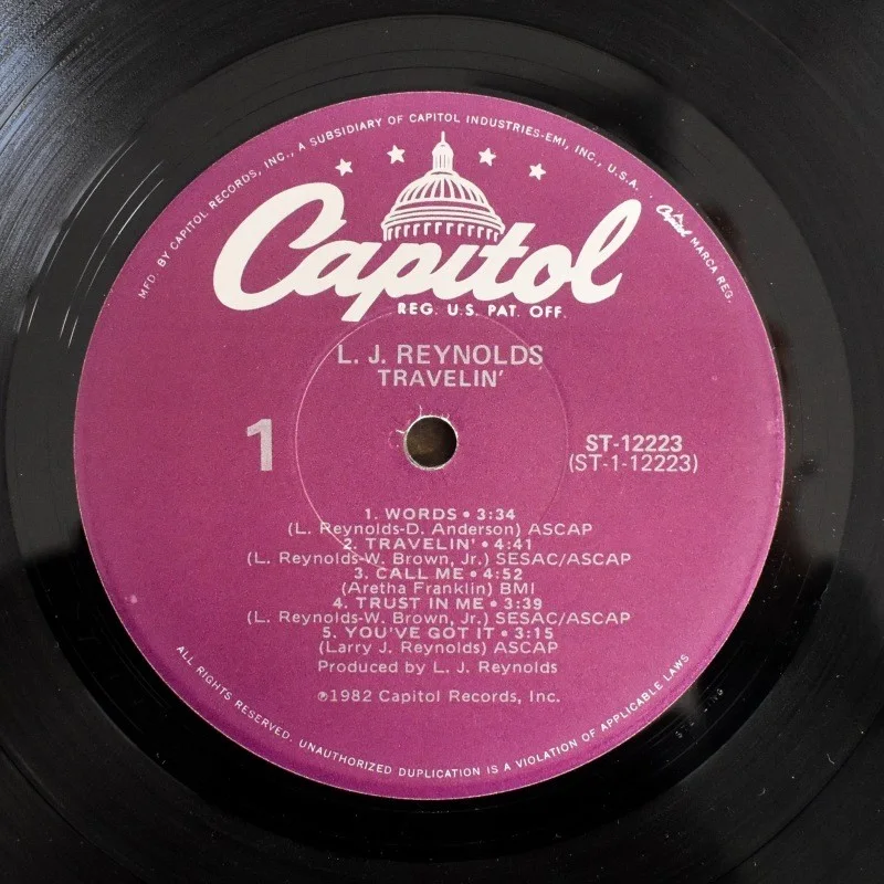 L.J. Reynolds - Travelin' (LP), image 4