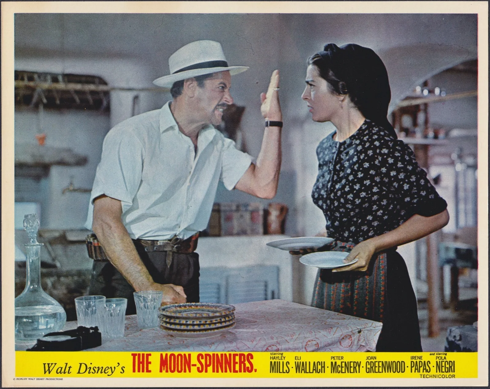 The Moon-Spinners 8x ORIGINAL UK FOH Lobby Cards Disney Hayley Mills 1964, изображение 4