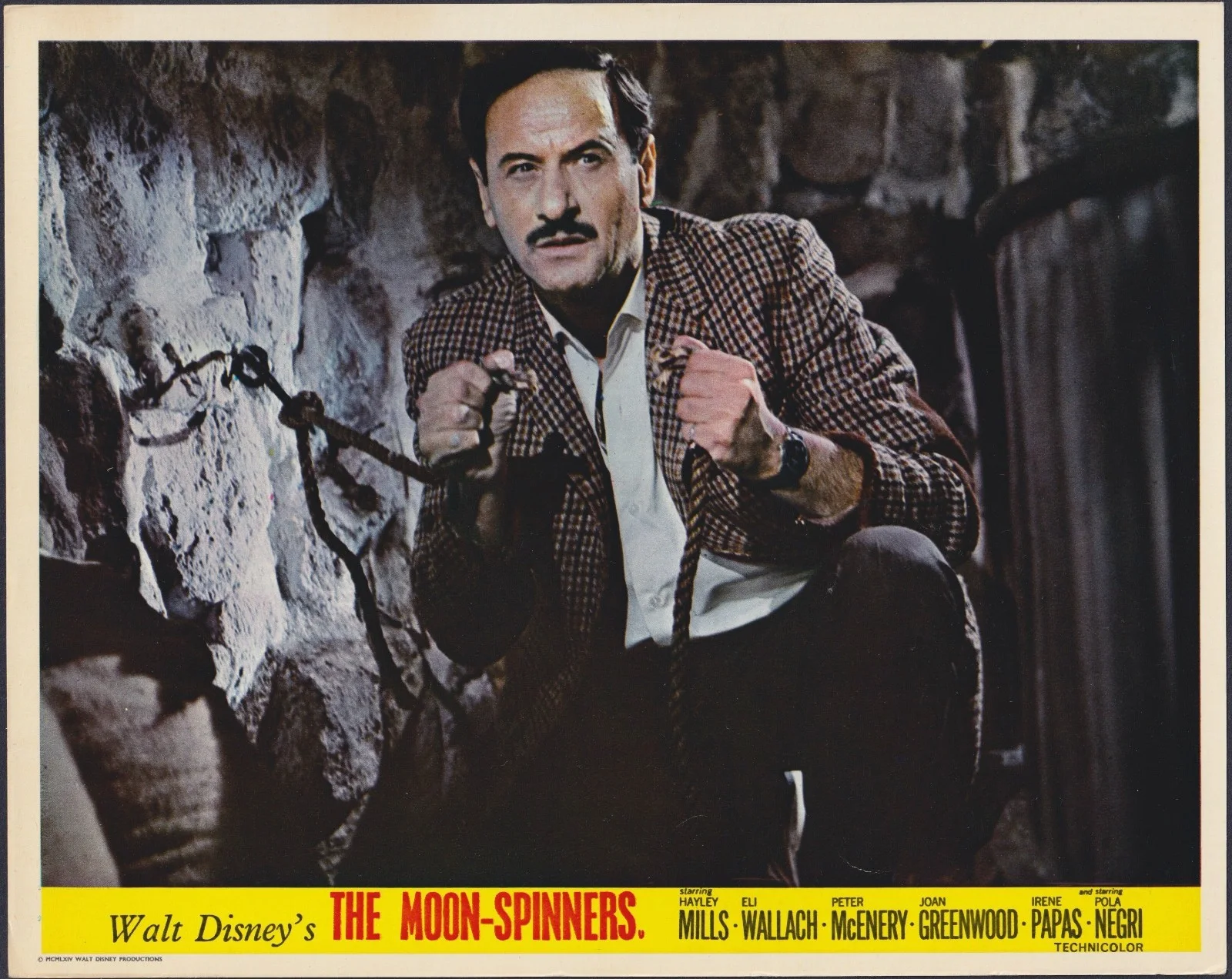 The Moon-Spinners 8x ORIGINAL UK FOH Lobby Cards Disney Hayley Mills 1964, изображение 5