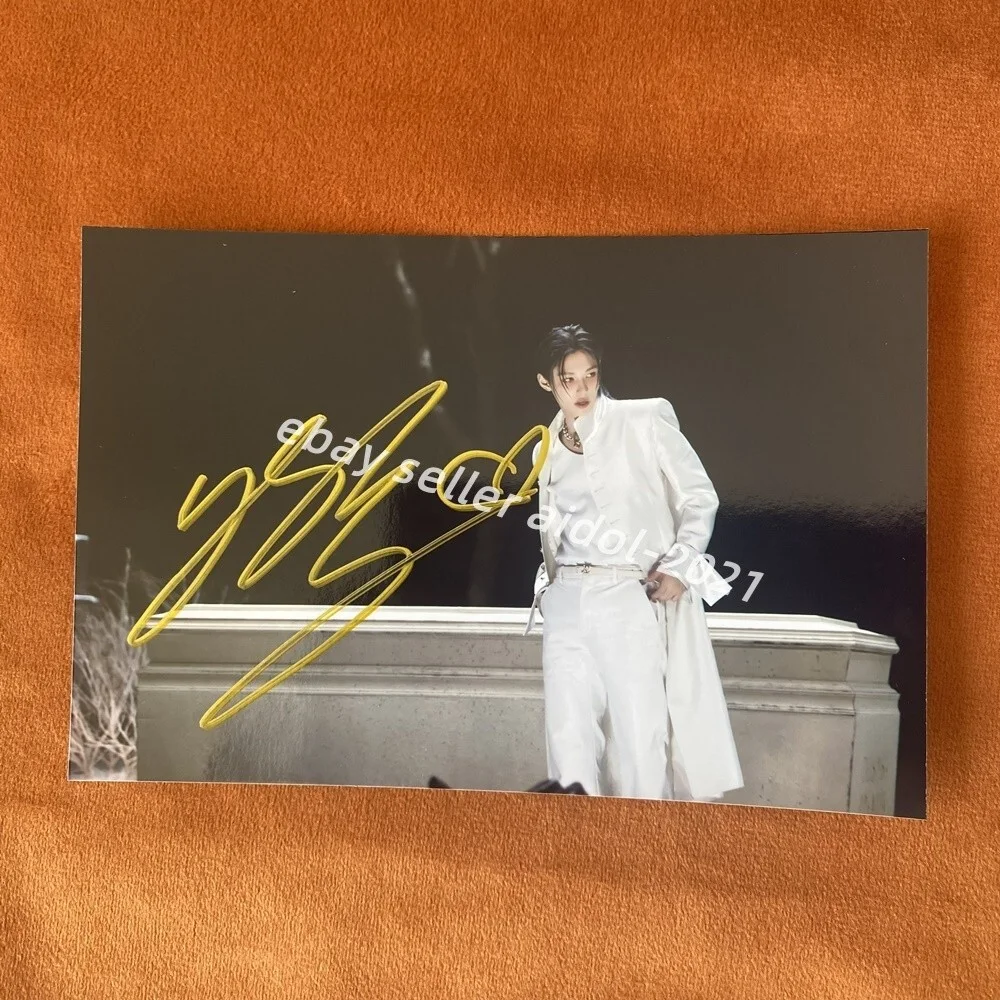 Stray Kids FELIX Felix Photo Autographed Signed K-POP Collection 4*6 2025B, изображение 4