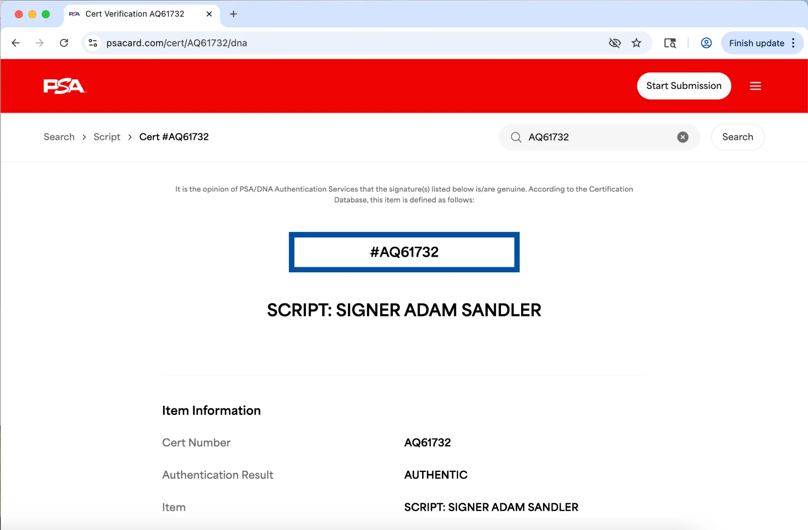 Adam Sandler — Adam Sandler signed Uncut Gems script full 119 pages PSA DNA autograph, image 3