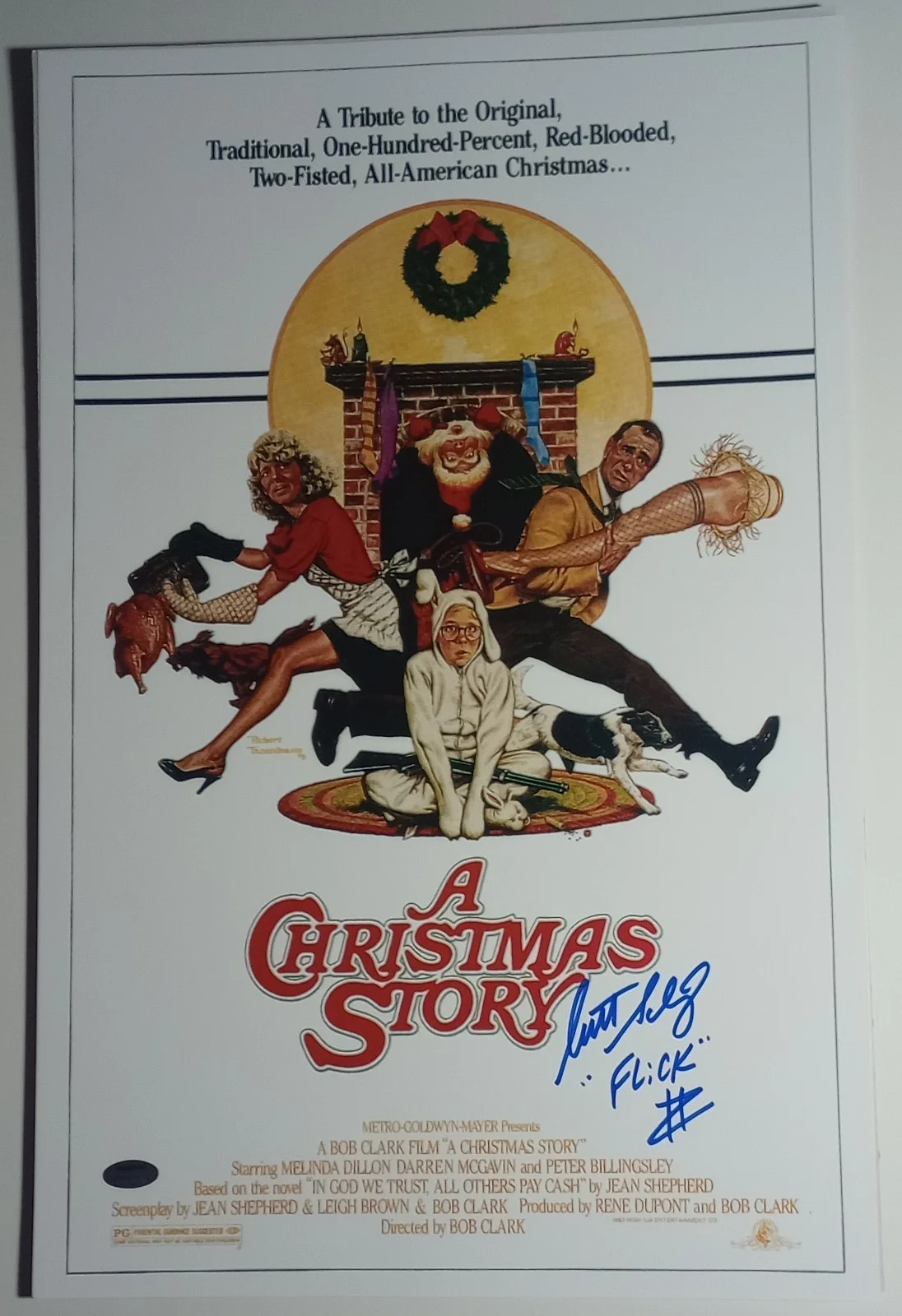 SCOTTY SCHWARTZ — SCOTTY SCHWARTZ Signed 11x17 Photo A CHRISTMAS STORY Autograph FLICK Schwartz, image 2