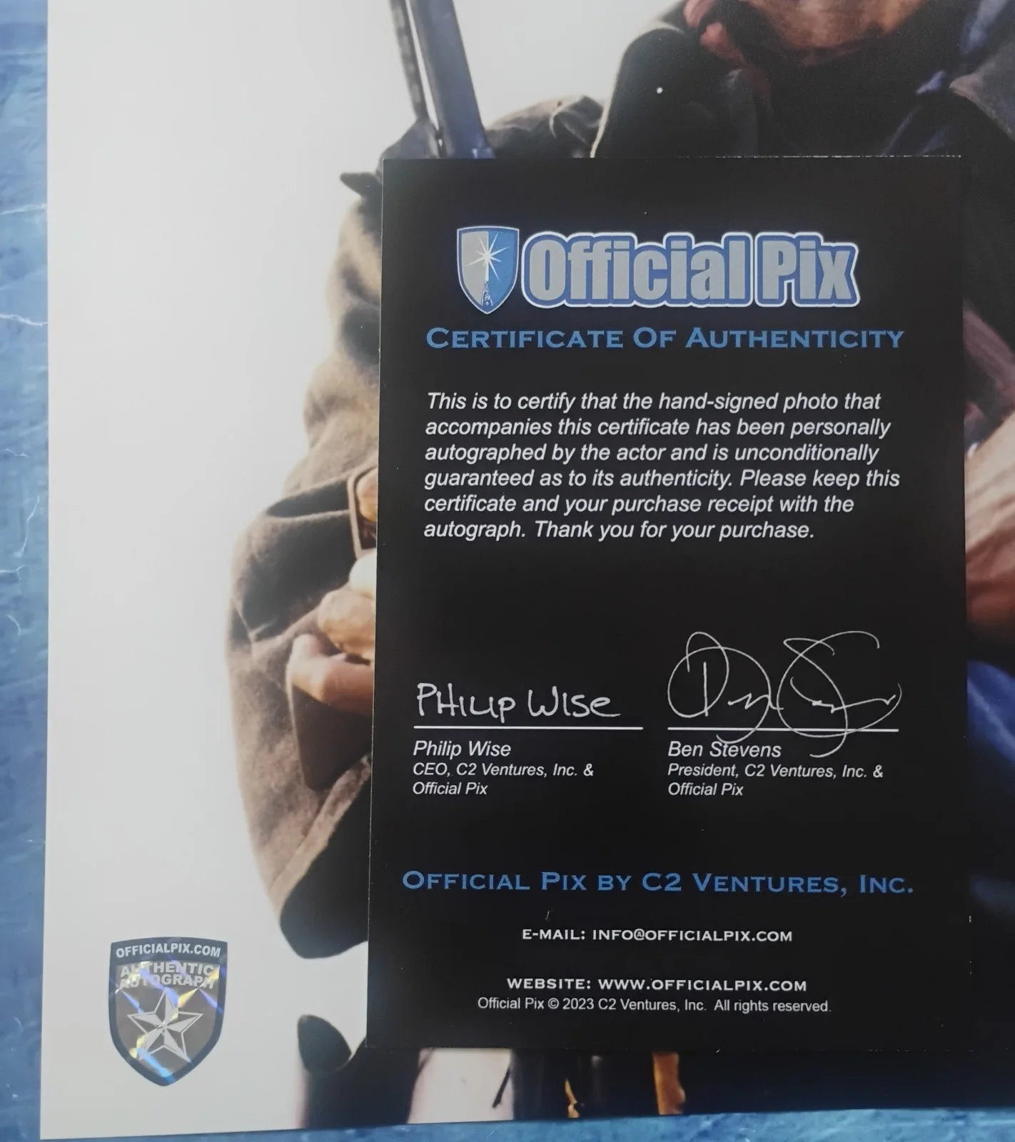 Clint Eastwood Hand Signed 11x14 Photo OPix COA - NO US TARIFFS, изображение 5