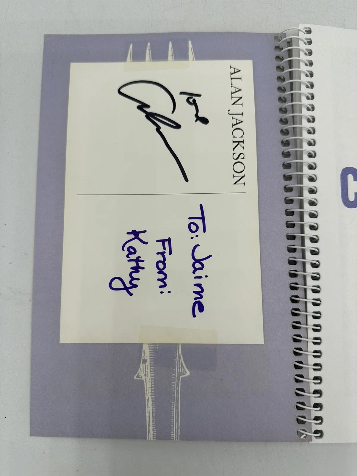 Alan Jackson Cookbook Autographed Who Says You Can’t Cook It All Signed, изображение 3