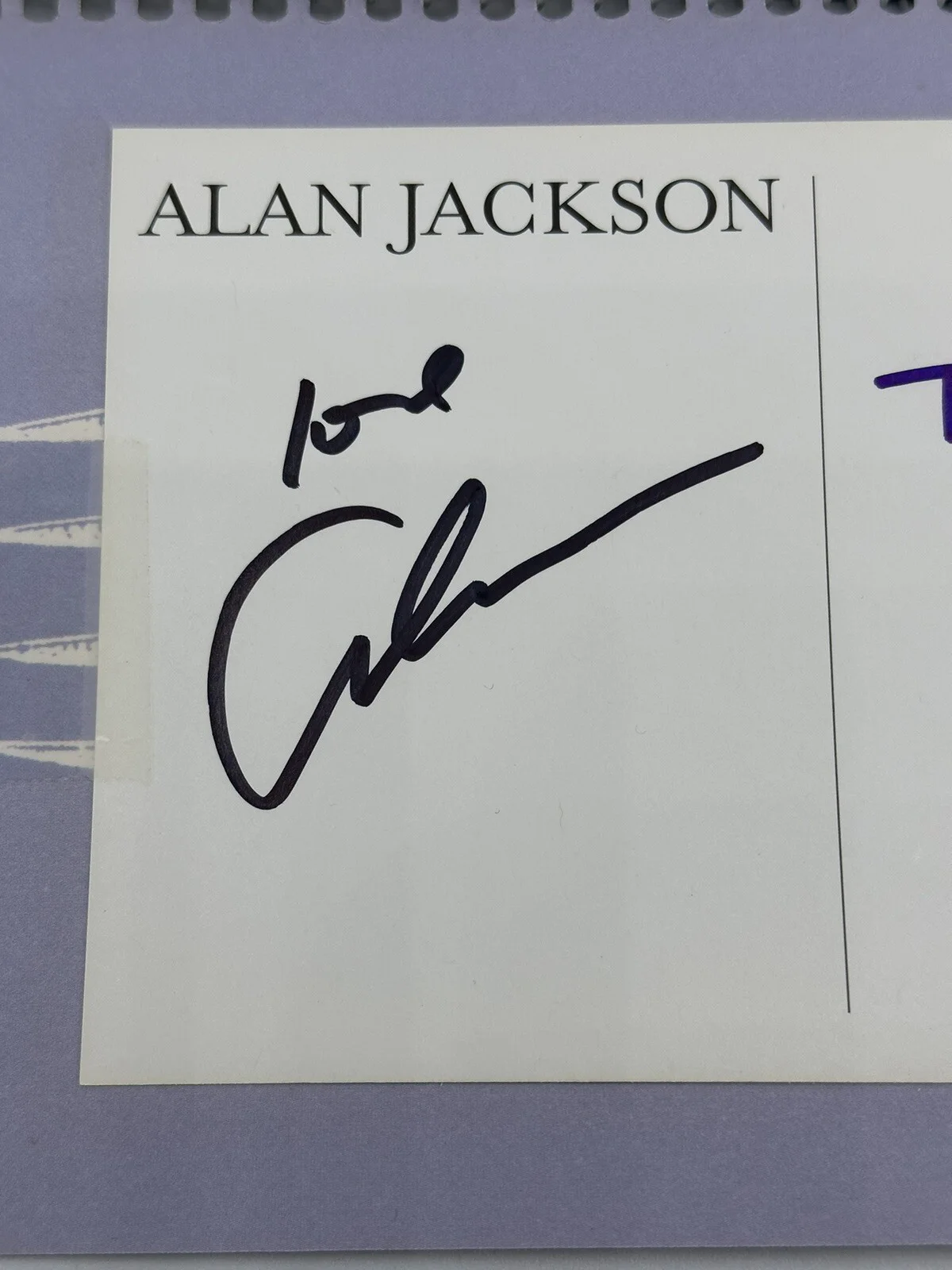 Alan Jackson Cookbook Autographed Who Says You Can’t Cook It All Signed, изображение 5