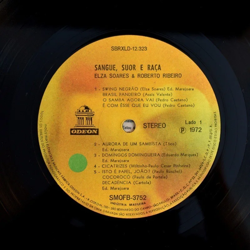 Elza Soares & Roberto Ribeiro - Sangue, Suor e Raça (LP), image 5
