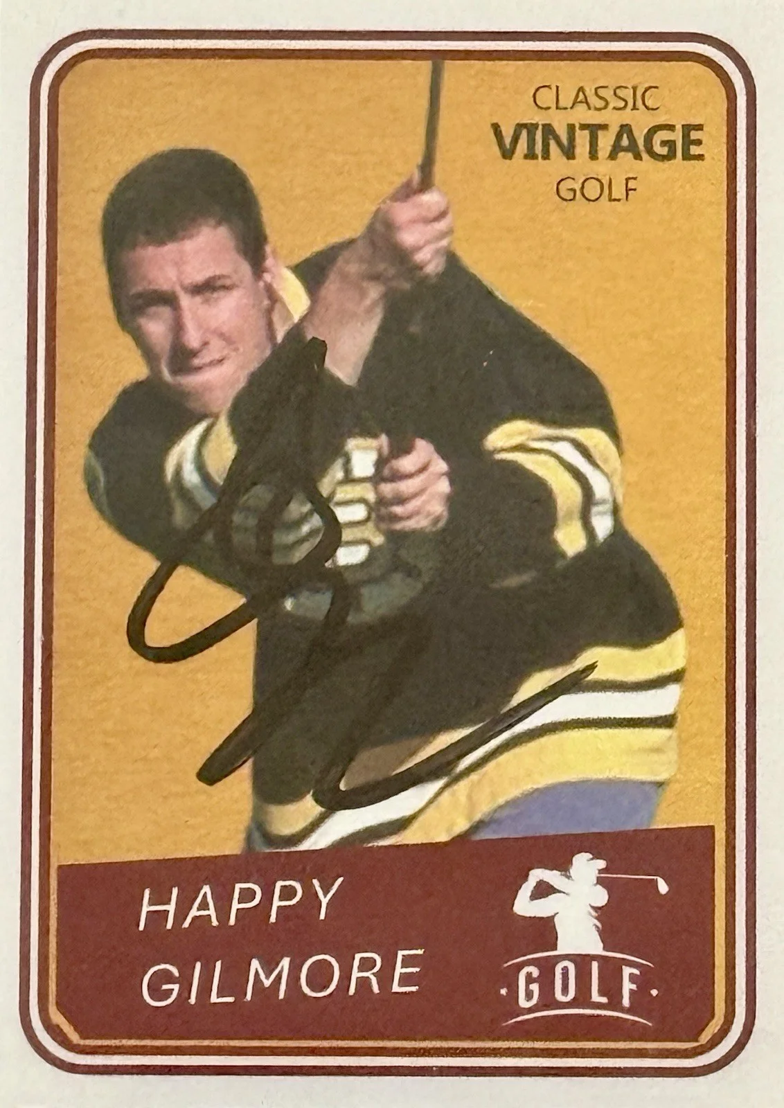 Adam Sandler — ADAM SANDLER SIGNED HAPPY GILMORE CUSTOM CARD AUTOGRAPH BECKETT SLABBED-A, изображение 3