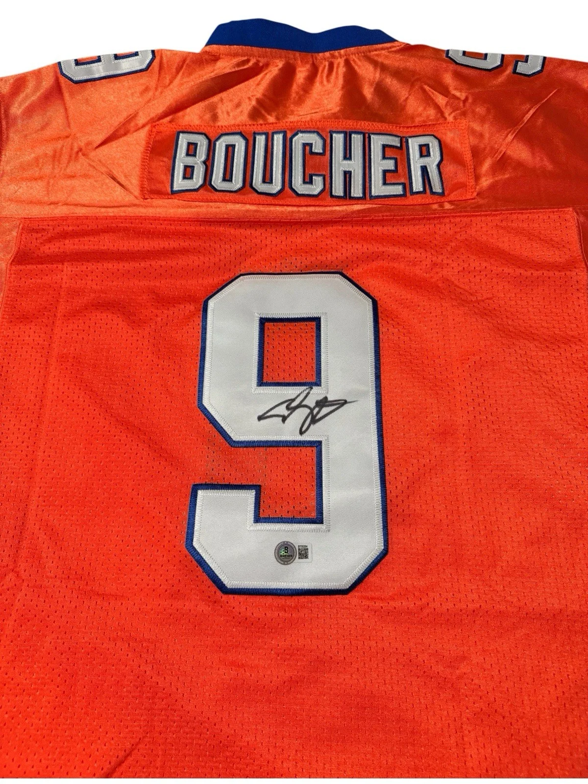 Adam Sandler — ADAM SANDLER SIGNED AUTOGRAPH WATERBOY BOBBY BOUCHER JERSEY BECKETT BT25564, image 2