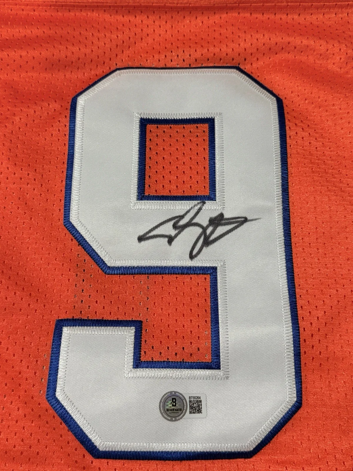 Adam Sandler — ADAM SANDLER SIGNED AUTOGRAPH WATERBOY BOBBY BOUCHER JERSEY BECKETT BT25564, image 3